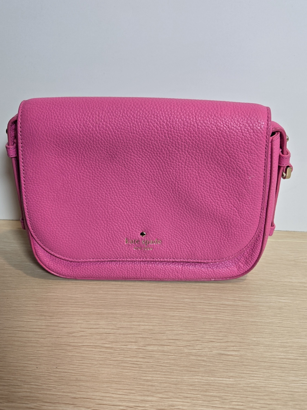 kate spade New York Pink Pebbled Leather Bag